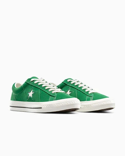 Men's Converse One Star 95 - Green/Vintage White