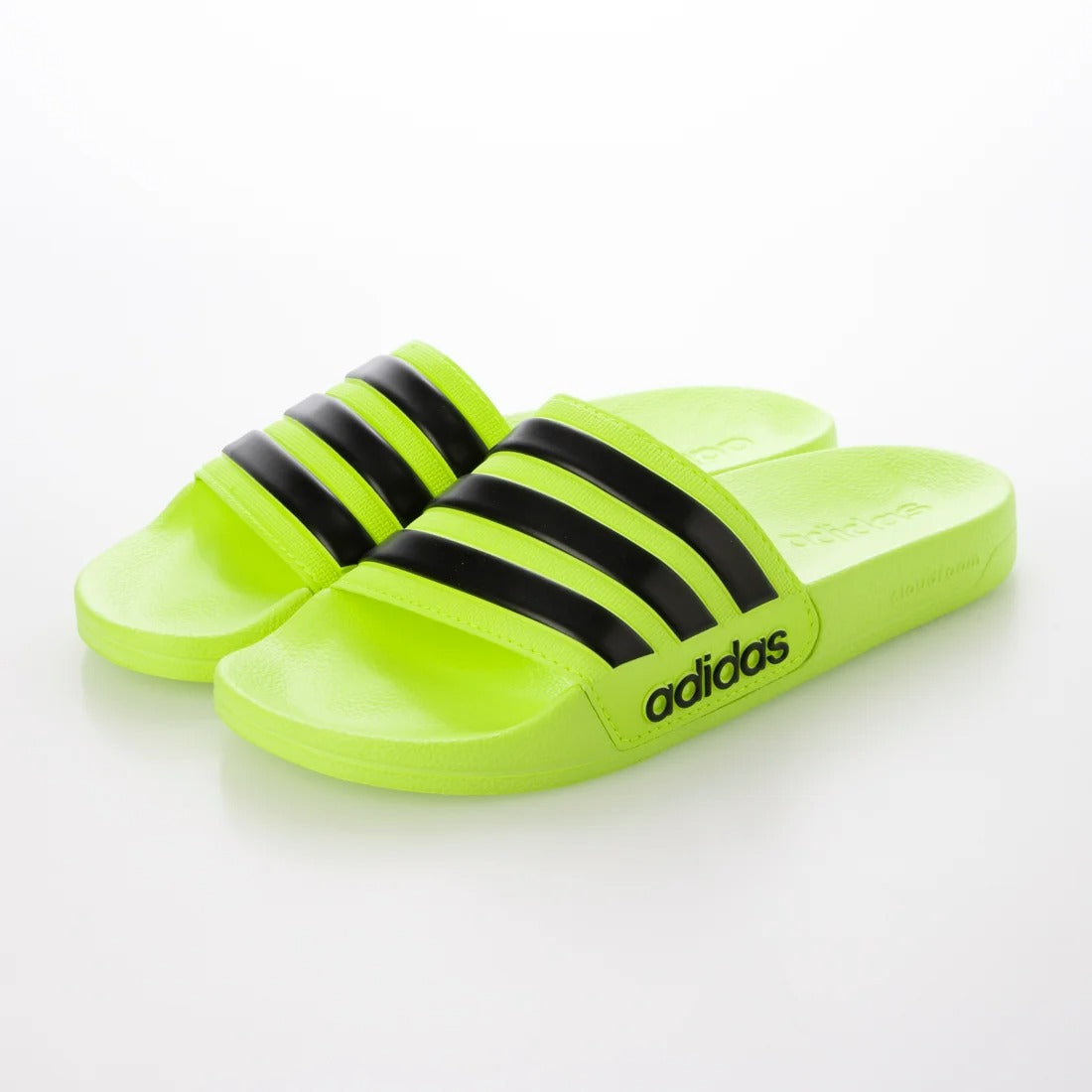 Men's Adidas Adilette Shower Slides - Lucid Lemon/Black