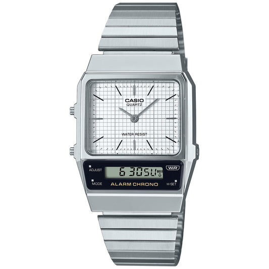 Casio Vintage AQ800E-7A Watch 32.1mm - Silver
