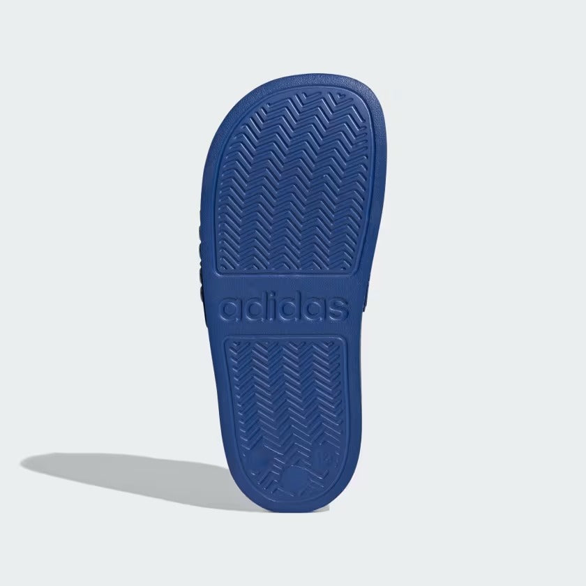 Men's Adidas Adilette Shower Slides - Blue/White