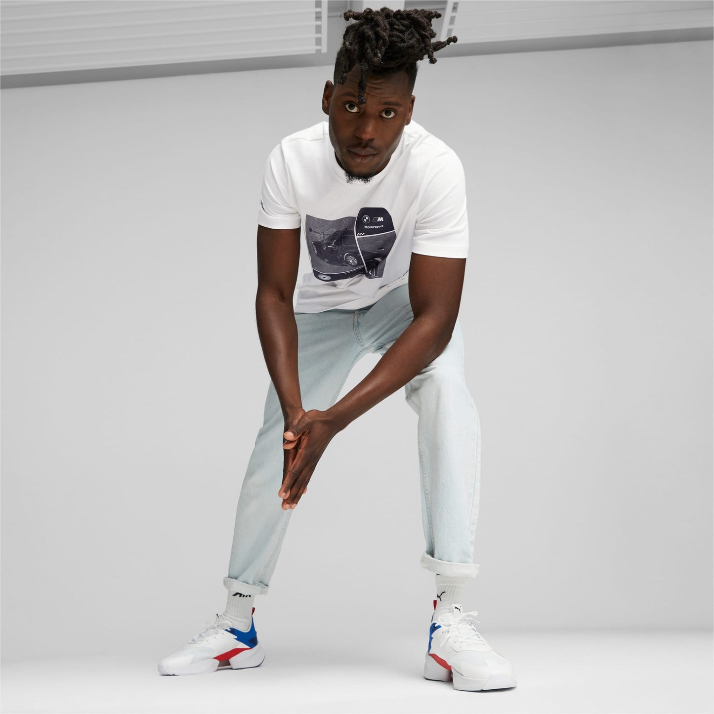 Men's Puma BMW M Motorsport x LGND Renegade - White/Blue/Red