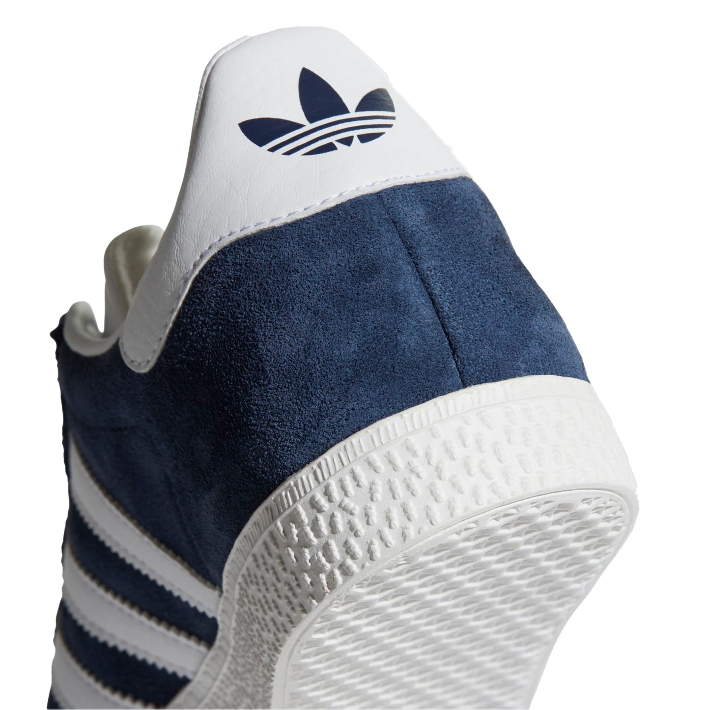 Grade School Adidas Gazelle J Shoes - Navy/ White