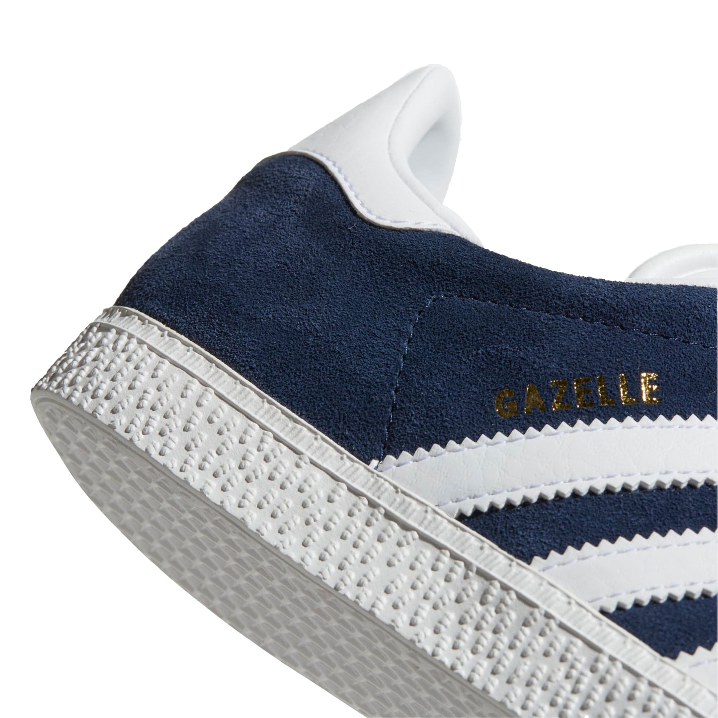 Grade School Adidas Gazelle J Shoes - Navy/ White