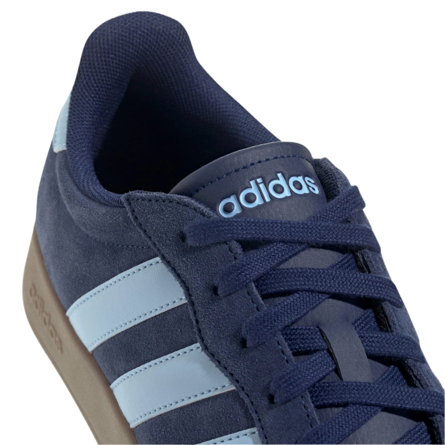 Men's Adidas Barreda Shoes - Dark Blue/Glow Blue/Gum