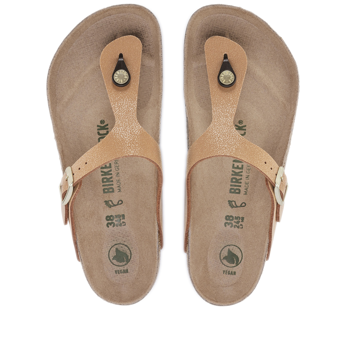 Birkenstock Gizeh Vegan Thong Sandals Earthy - Pecan