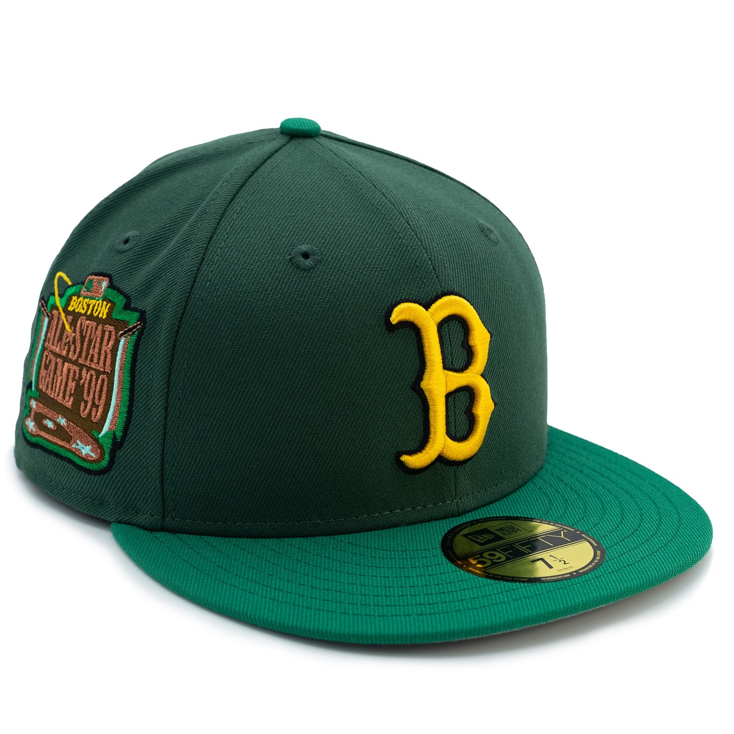 New Era Boston Red Sox 59FIFTY Fitted Hat - Dark Green/Emerald