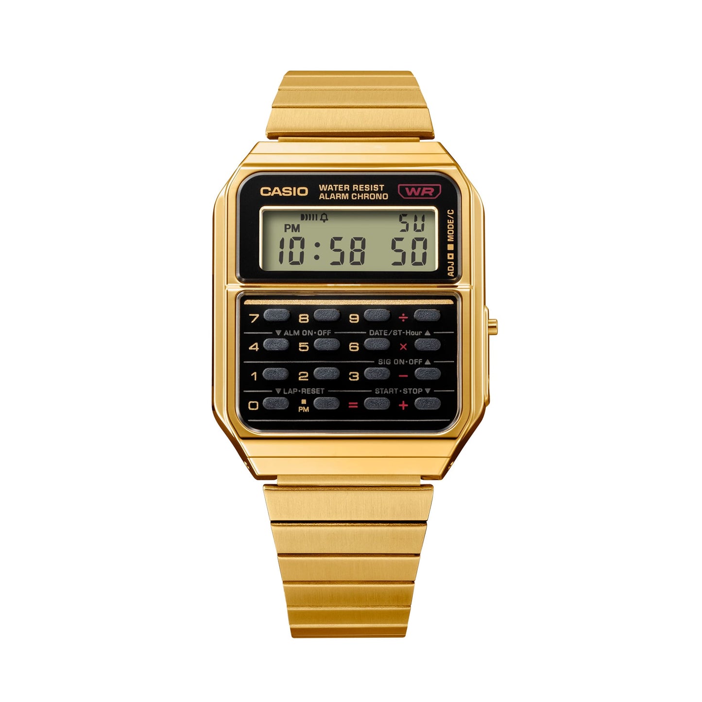 Casio Vintage CA500WEG-1AVT Watch 34.4mm - Gold