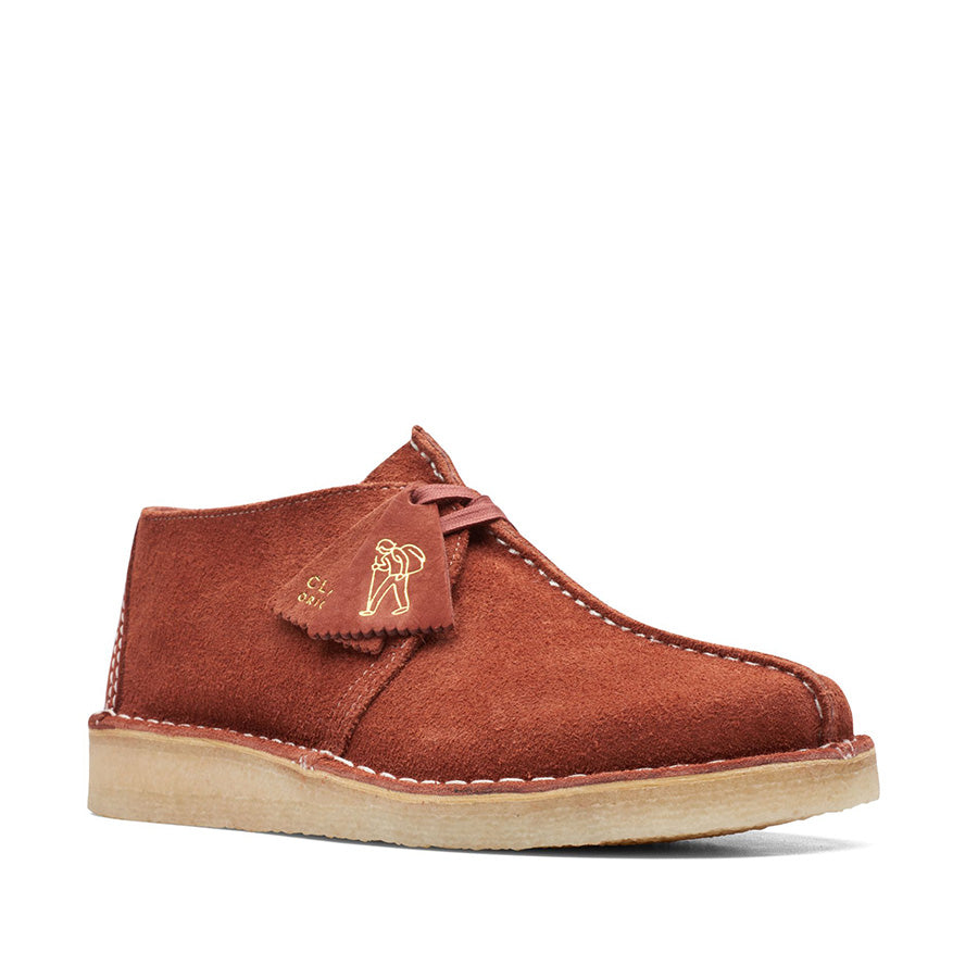 Men's Clarks Desert Trek - Burgundy