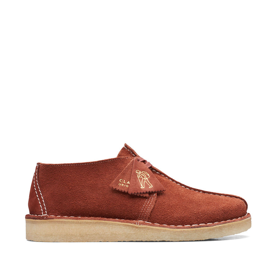Men's Clarks Desert Trek - Burgundy