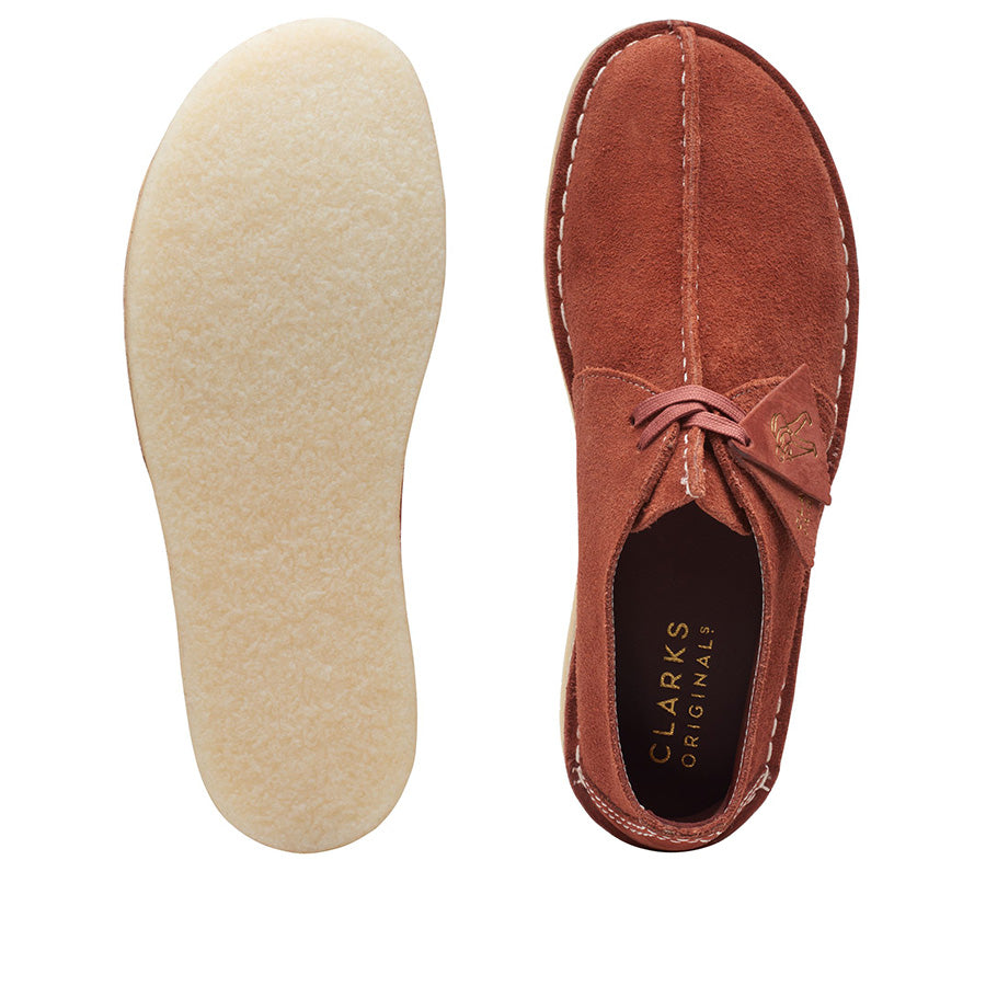 Men's Clarks Desert Trek - Burgundy