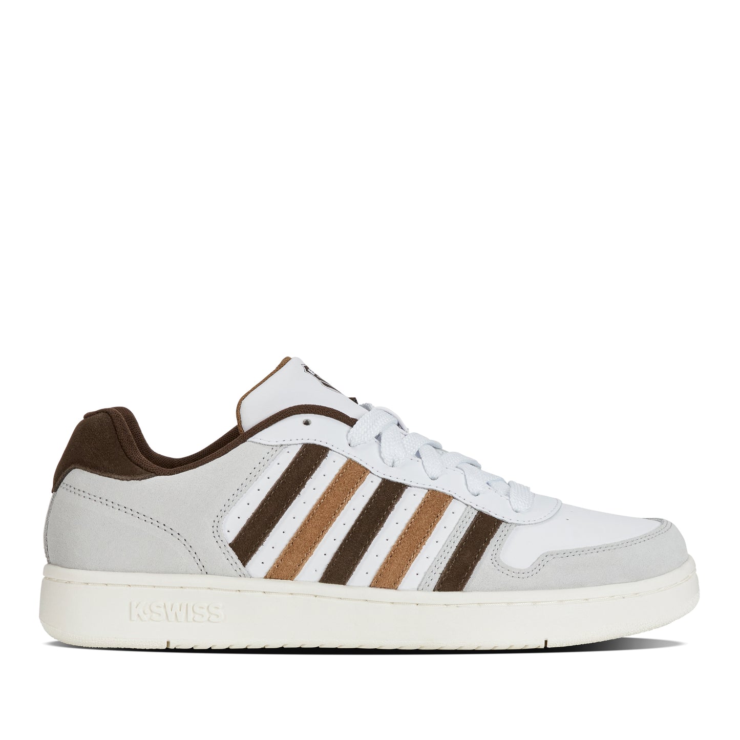 Men's K-Swiss Court Palisades - White/Brown