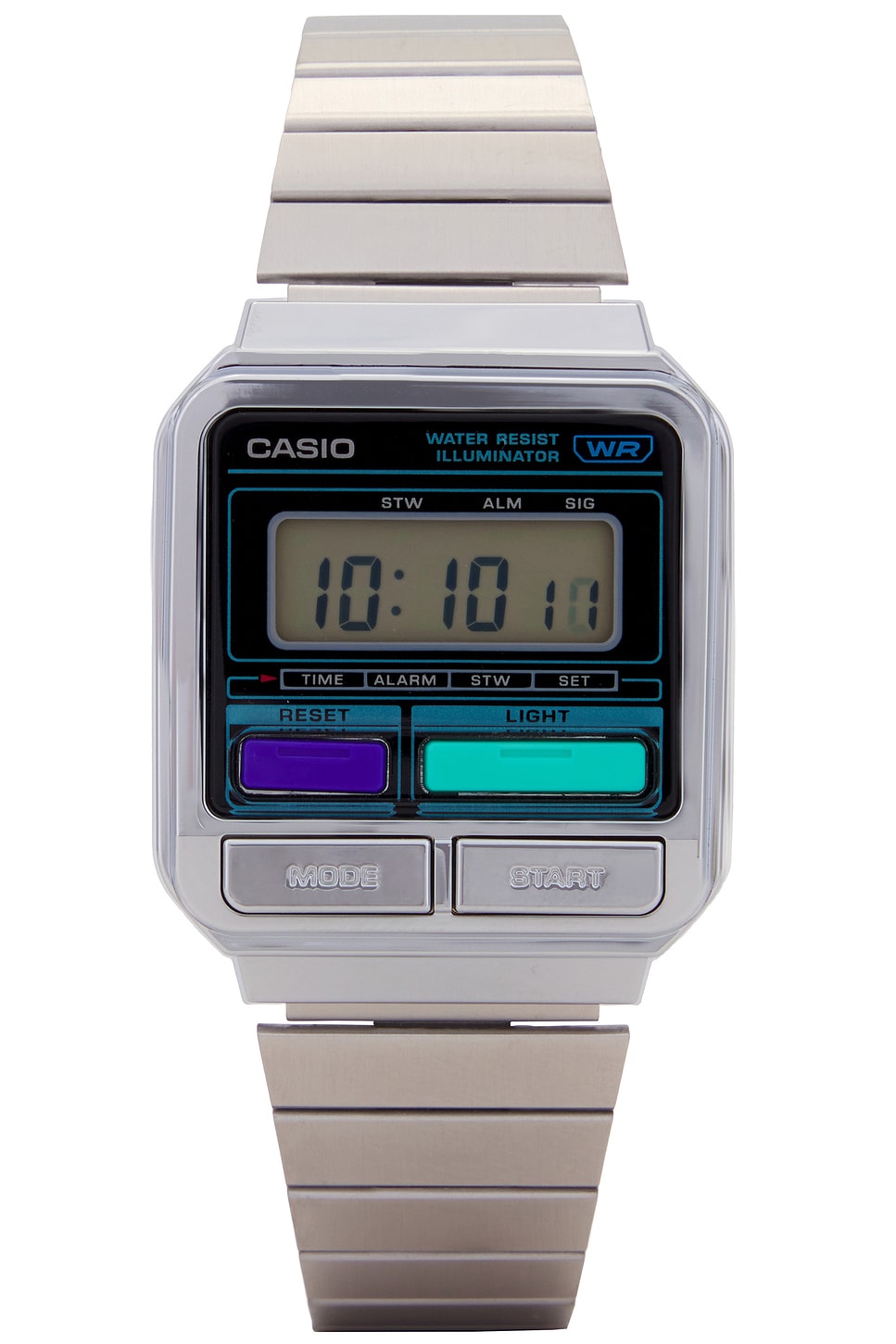Casio VIntage A120WE-1AVT Watch 33.5mm - Silver