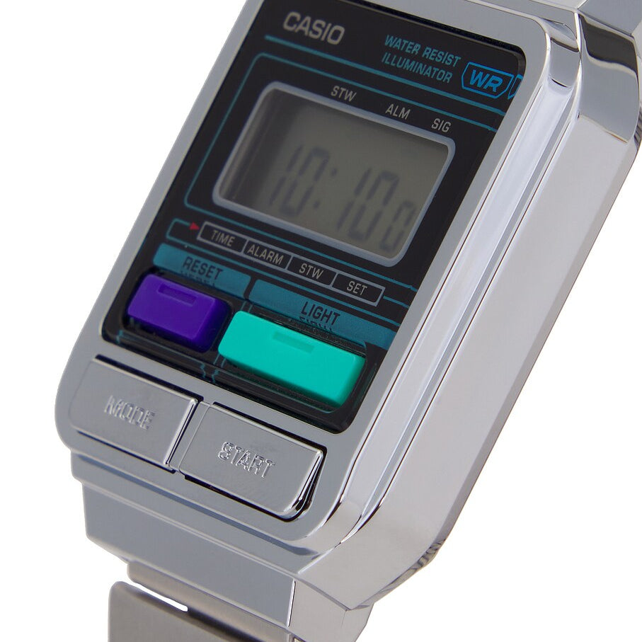 Casio VIntage A120WE-1AVT Watch 33.5mm - Silver