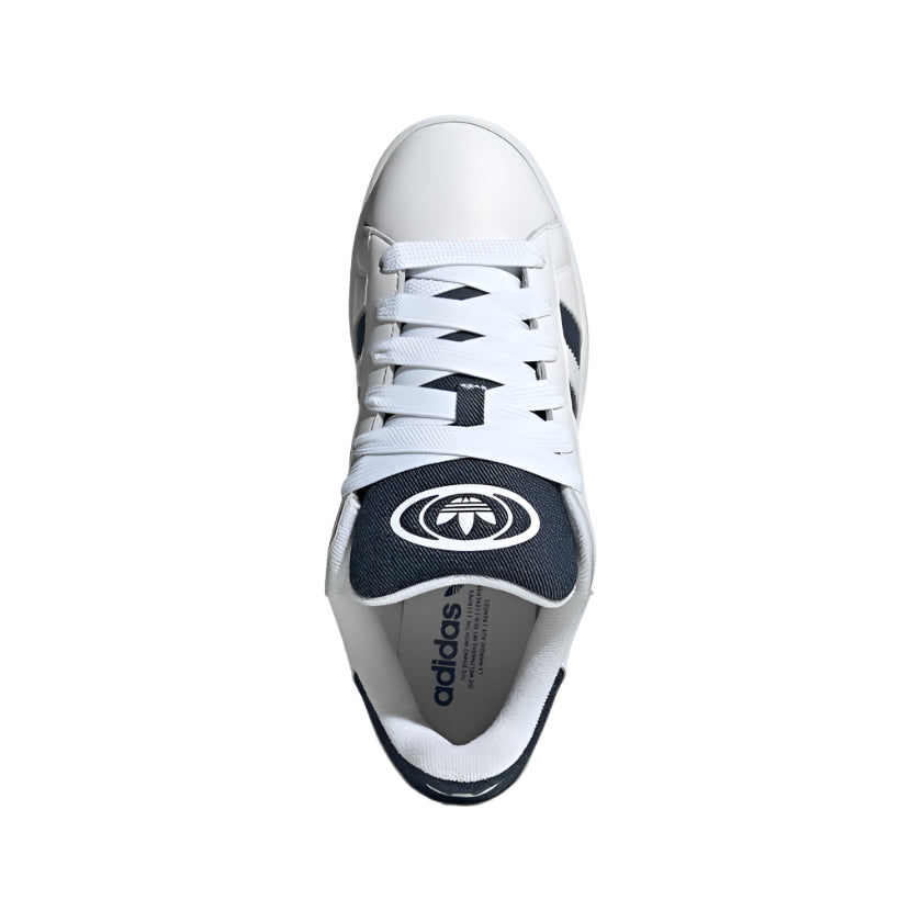 Men's Adidas Campus 00s Shoes - Cloud White/Night Indigo/Gold Metallic