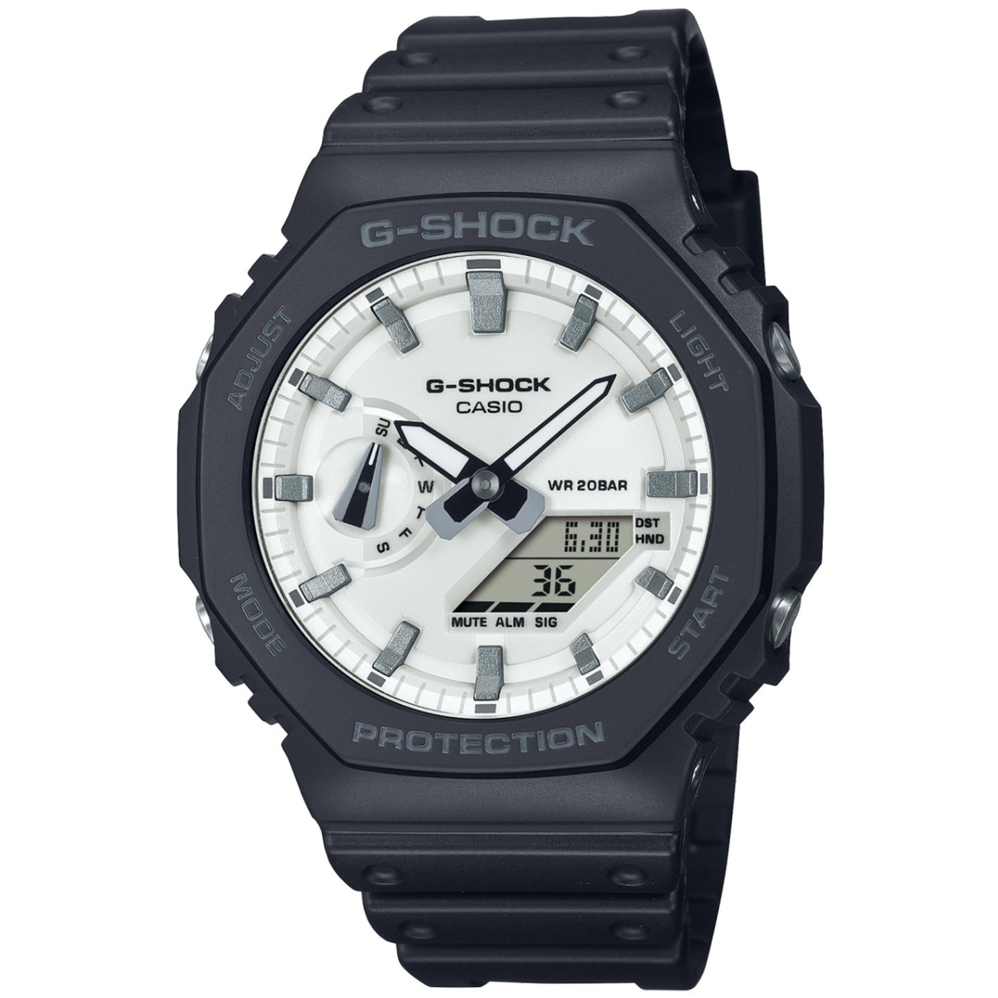 Casio G-Shock GA2100WD-1A Watch 45.4mm - Black/White