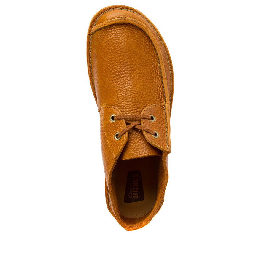 Men's Clarks Seam Trek - Tan Leather