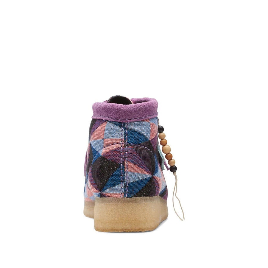 Women's Clarks Wallabee Boot - Purple Combi