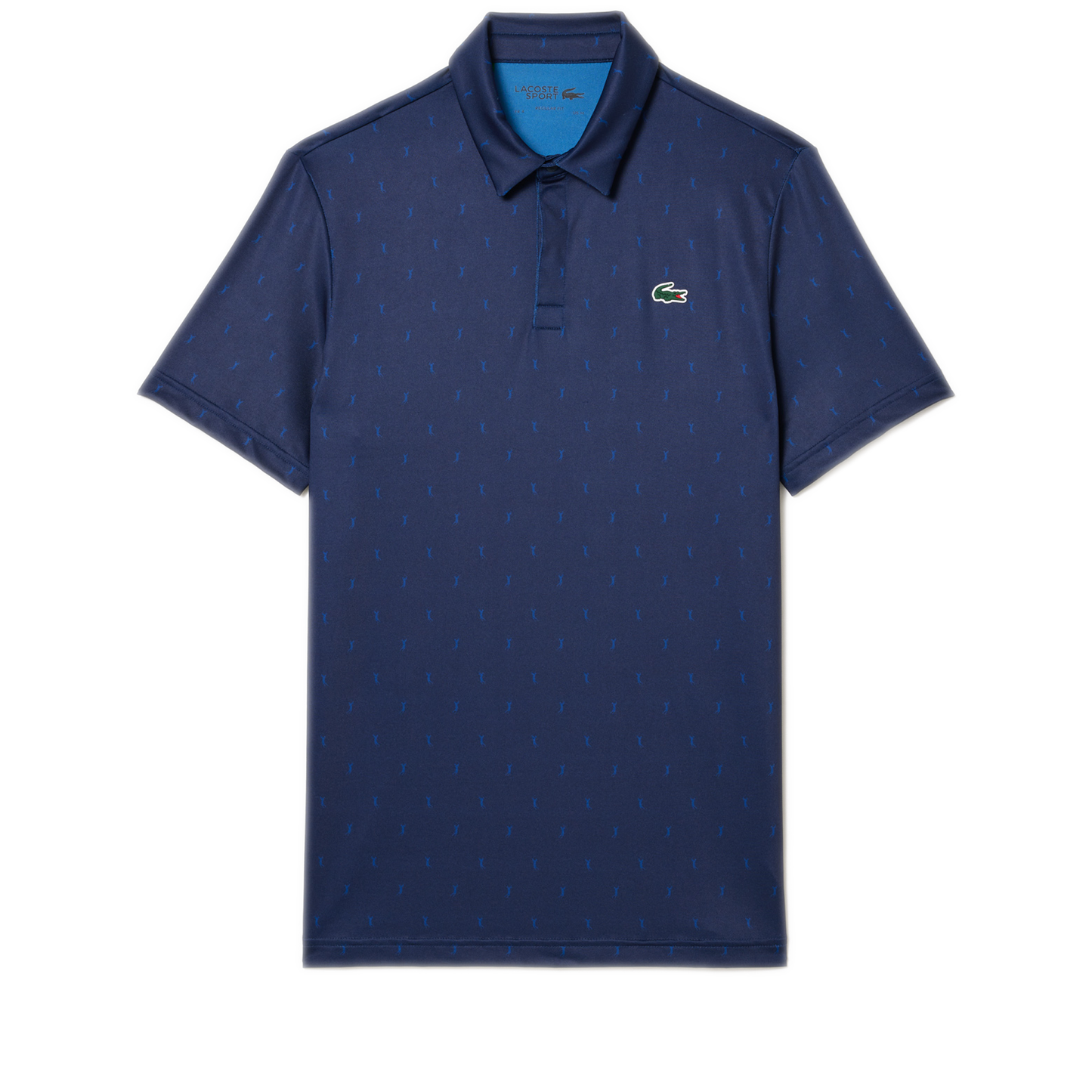 Men's Lacoste Regular Fit UV Protect Golf Polo Shirt - Navy/Blue