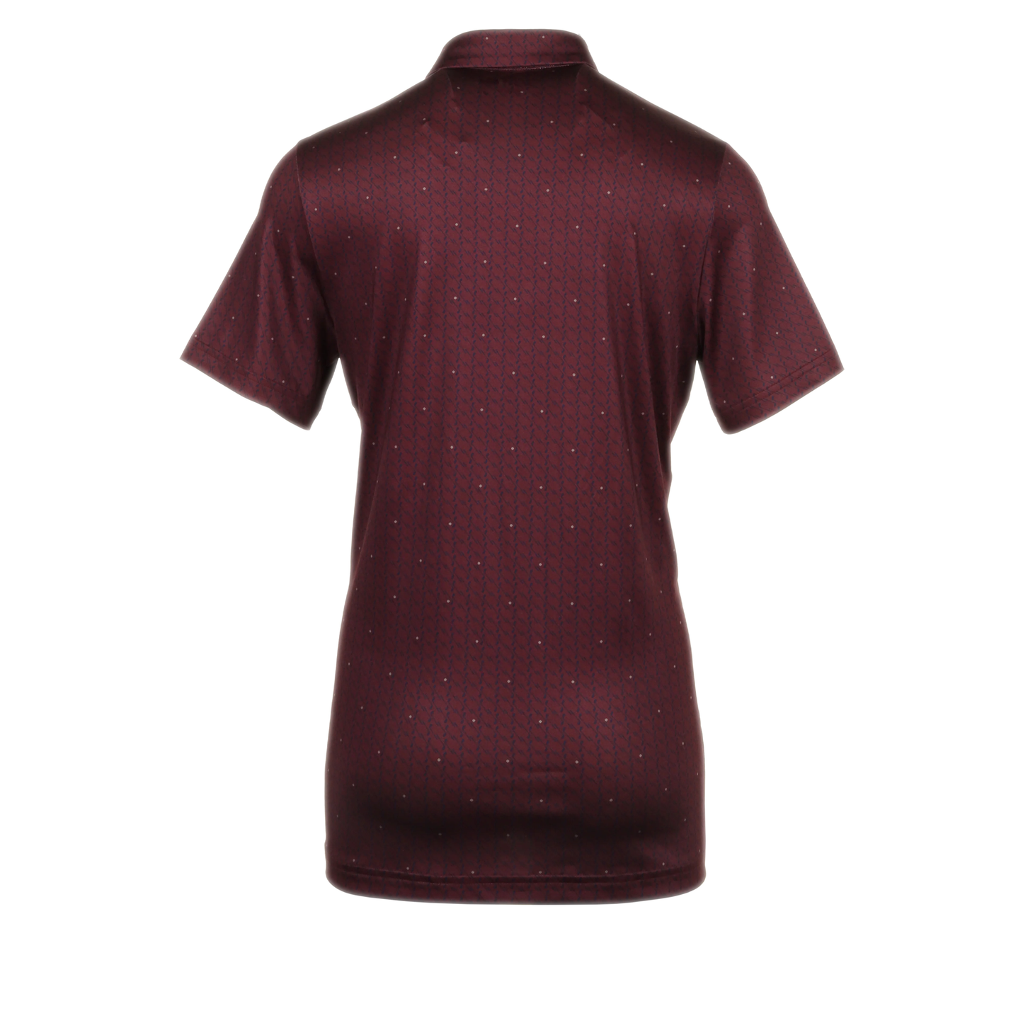 Men's Lacoste Regular Fit UV Protect Golf Polo Shirt - Bordeaux/Navy Blue