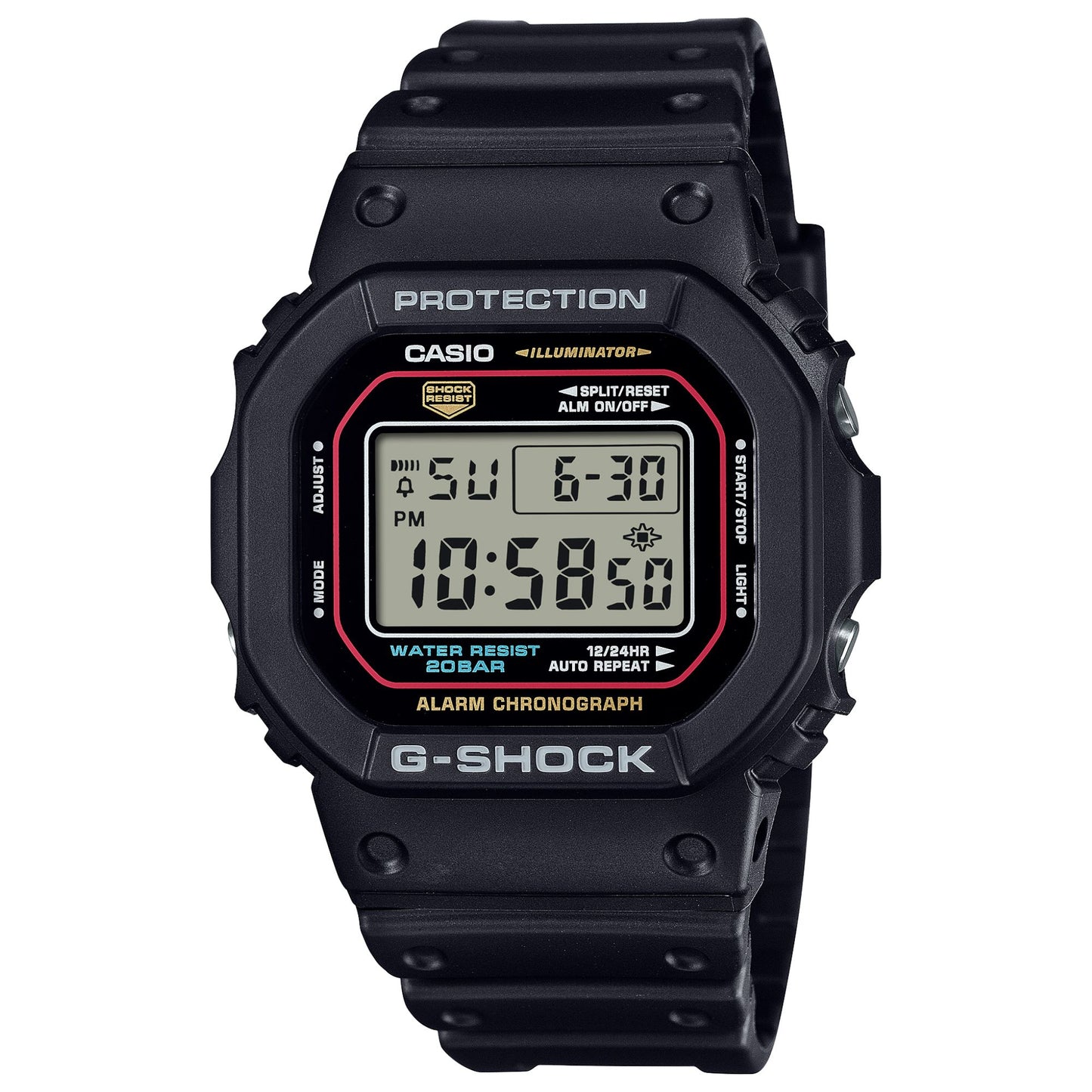 Casio G-Shock DW5600RL-1 Watch 42.8mm - Black