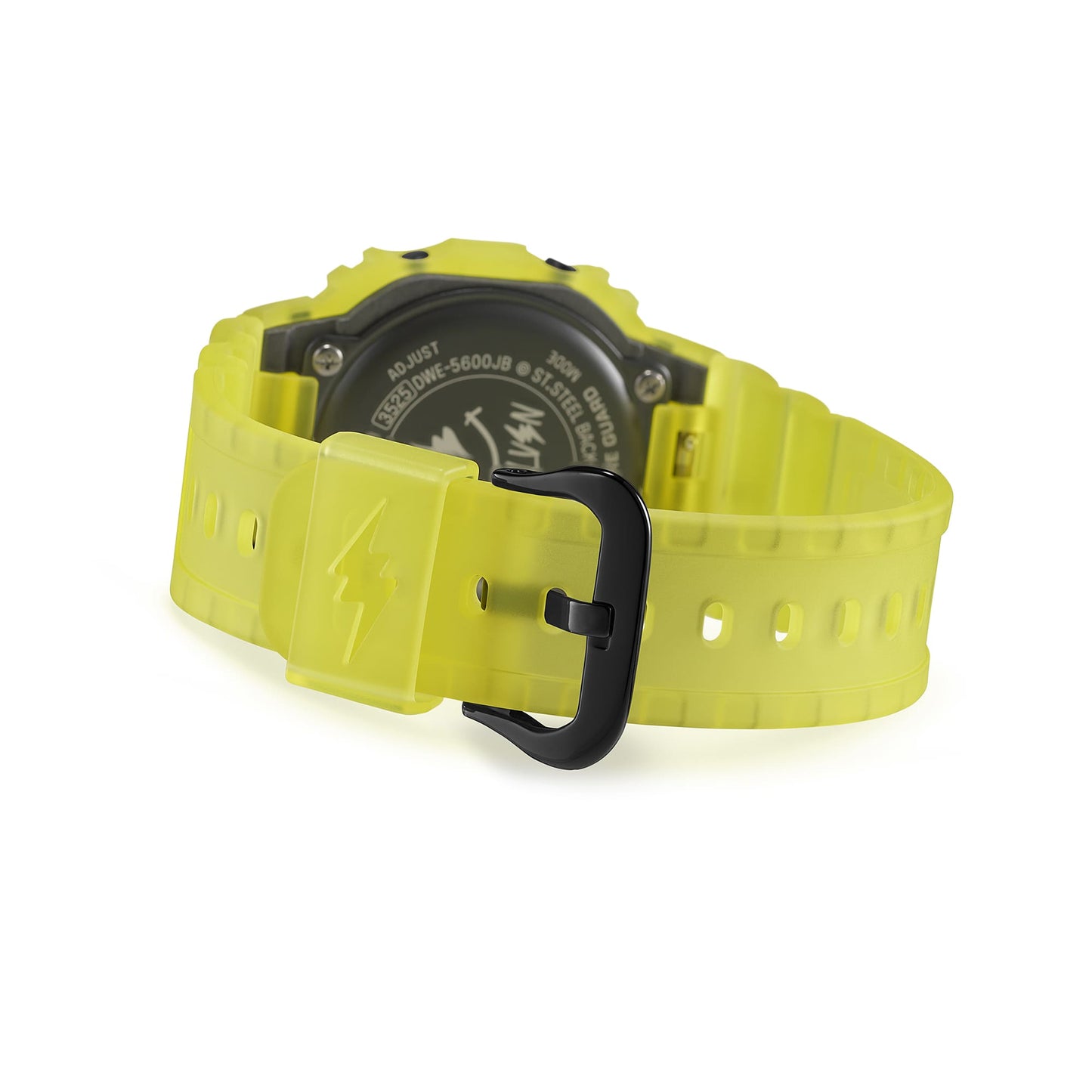 Casio G-Shock DWE5600JB-1A9 Watch 43.8mm - Yellow & Black Band