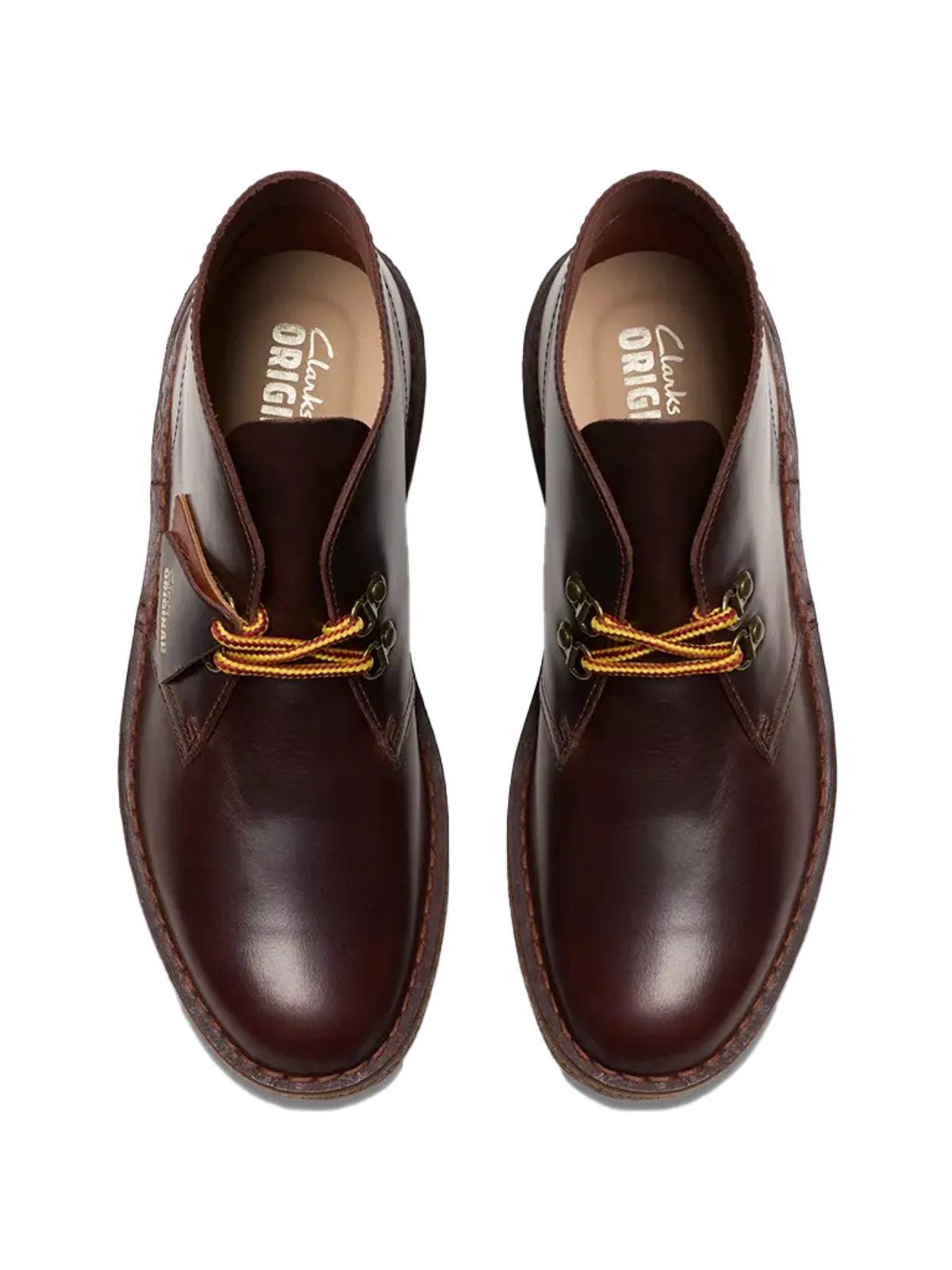 Men's Clarks Desert Boot - Burgundy