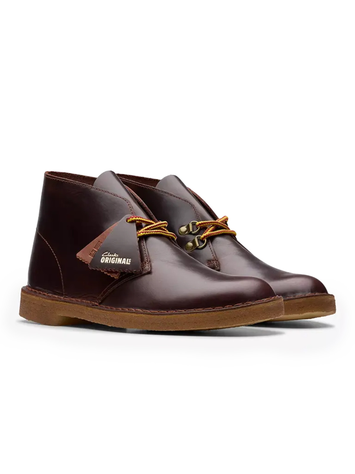 Men's Clarks Desert Boot - Burgundy