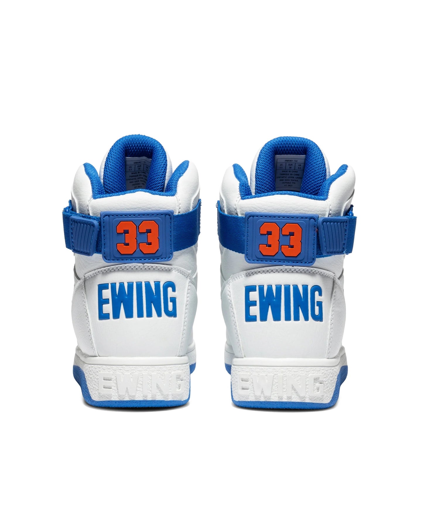 Pre School Ewing 33 Hi Rebound - White/Blue/Orange