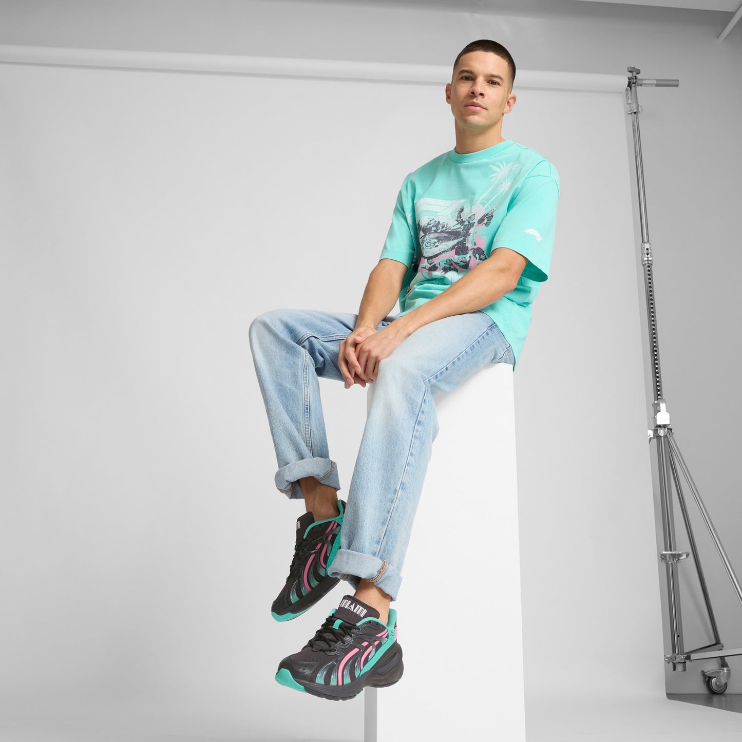 Men's Puma F1® Miami Inverse - Black Aqua
