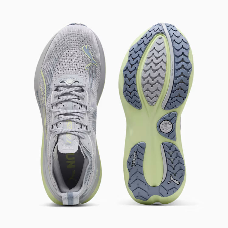 Men's Puma ForeverRun Nitro 2 - Vibrant Silver/Apple Spritz