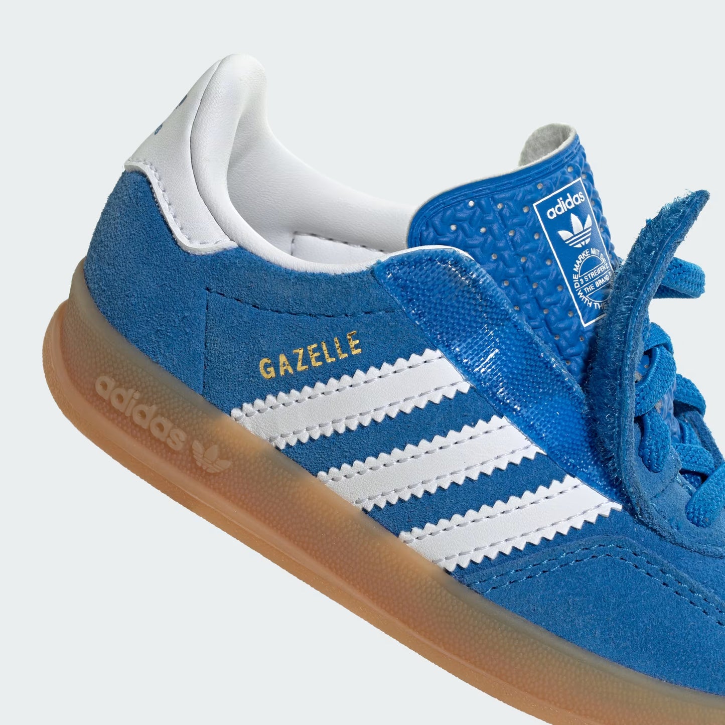 Infant's Adidas Gazelle Indoor Comfort Closure Elastic Lace
