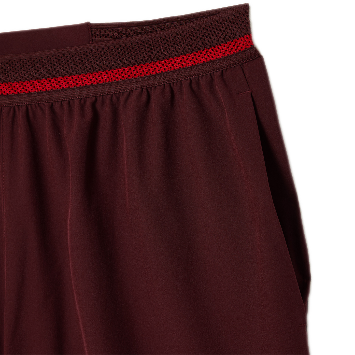 Men's Lacoste Tennis X Djokovic Shorts - Bordeaux Dark