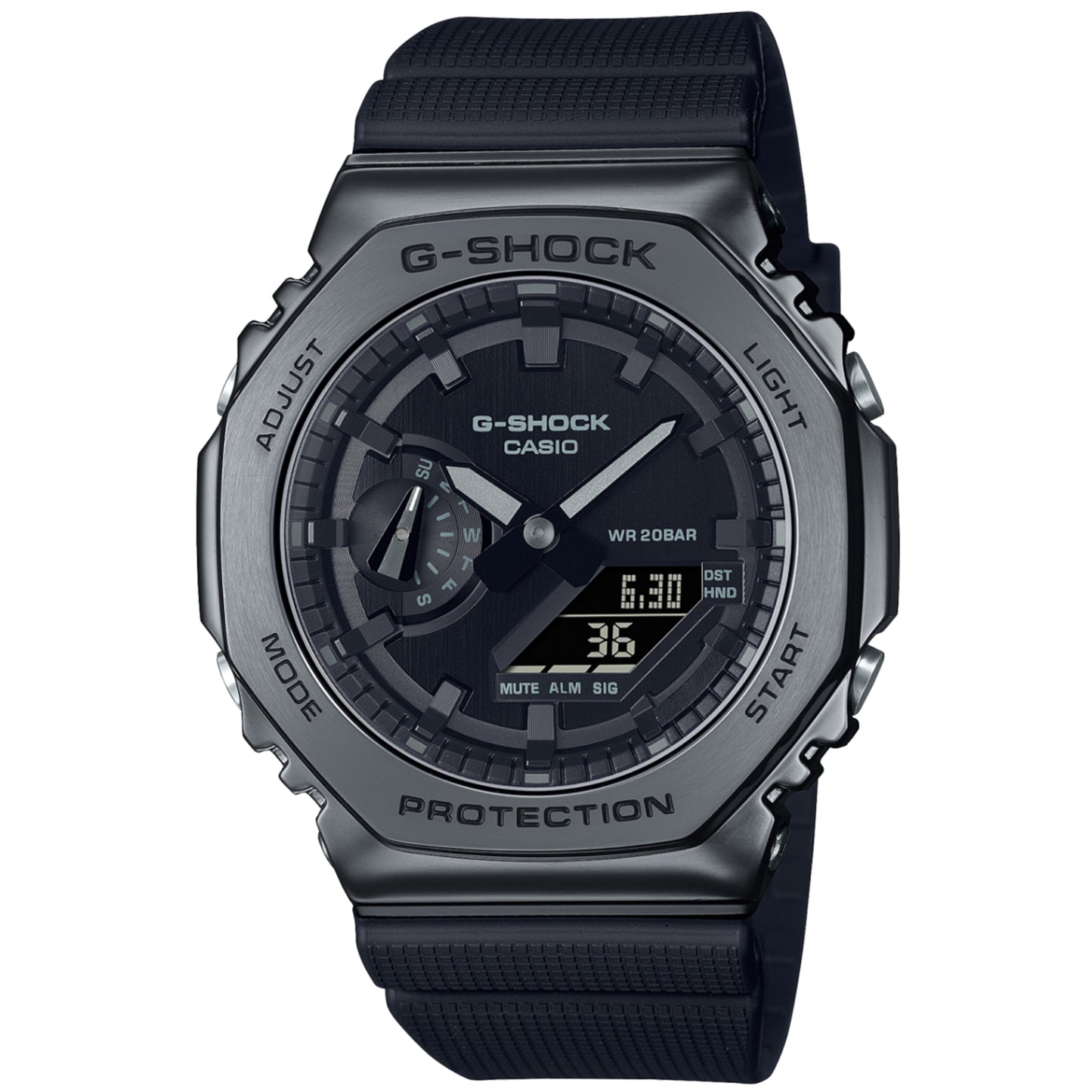 Casio G-Steel GM2100BB-1A Watch 44.4mm - Black