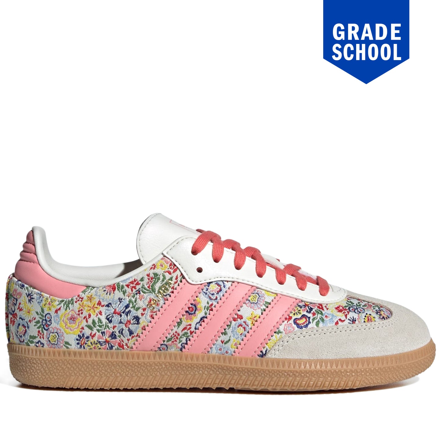 Grade School Adidas Samba OG Shoes - Liberty London