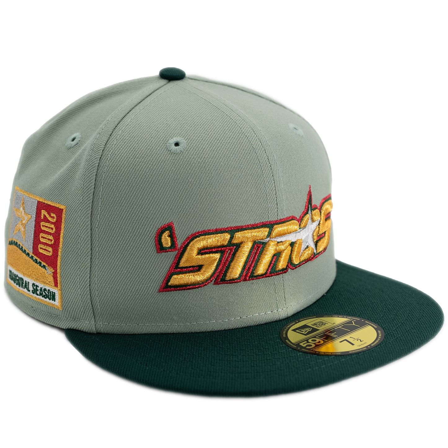 New Era Houston Astros 59FIFITY Fitted Hat - Everest Green