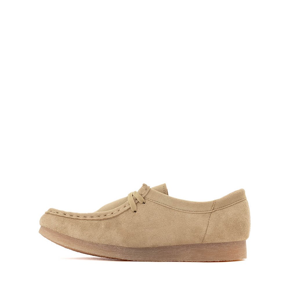 Grade School Clarks Wallabee Low - Maple Suede
