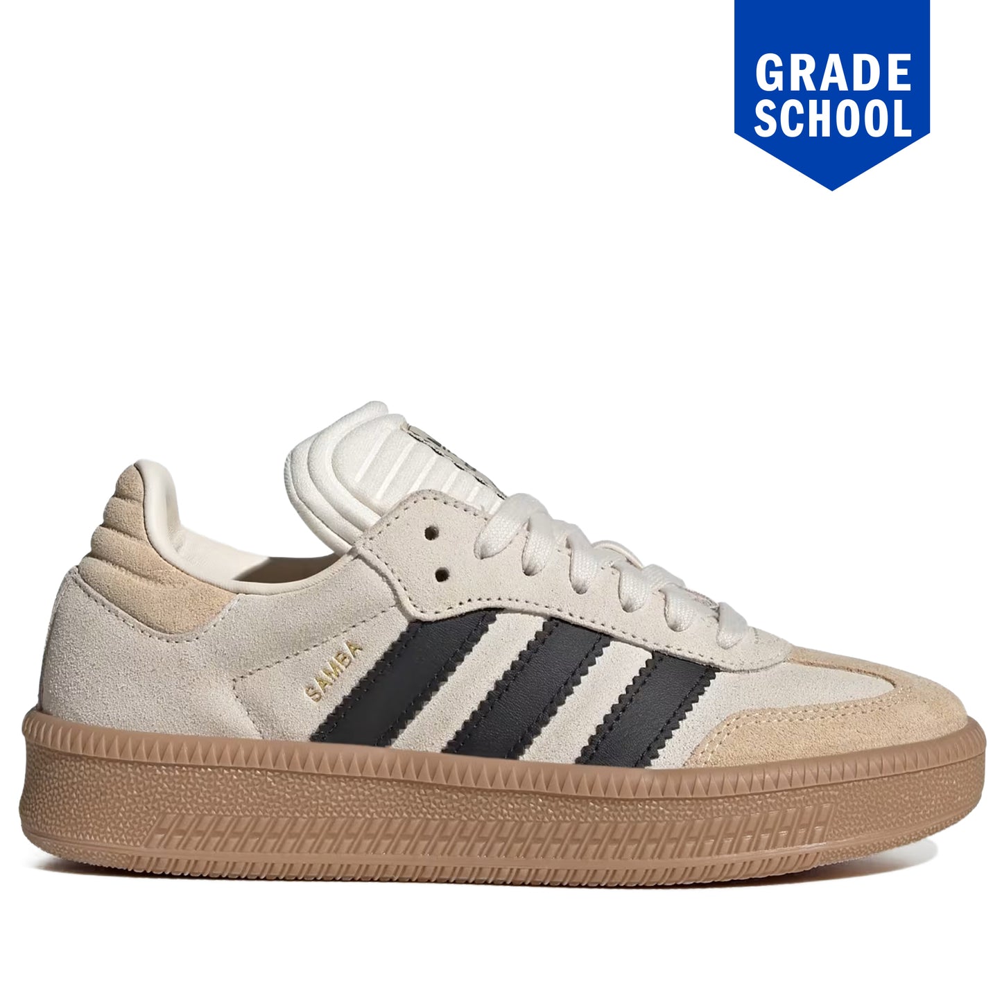 Adidas Sneakers Grade School Adidas Samba XLG wonder-white-core-black-gum '197626840285