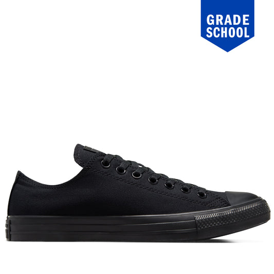 Converse Chuck Taylor All Star Low Top GS- Black Monochrome