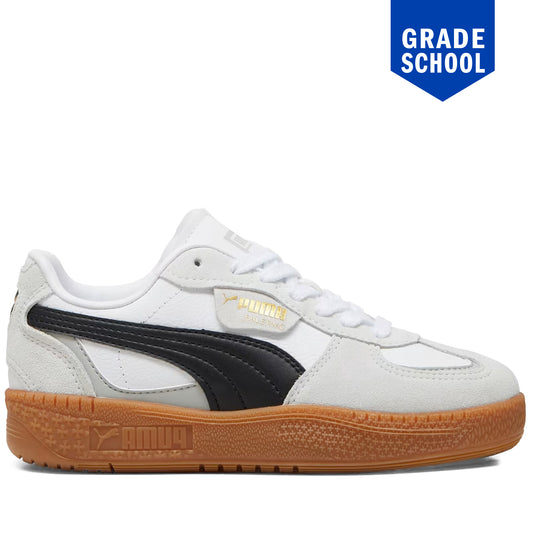 Grade School Puma Palermo Moda - White/Black