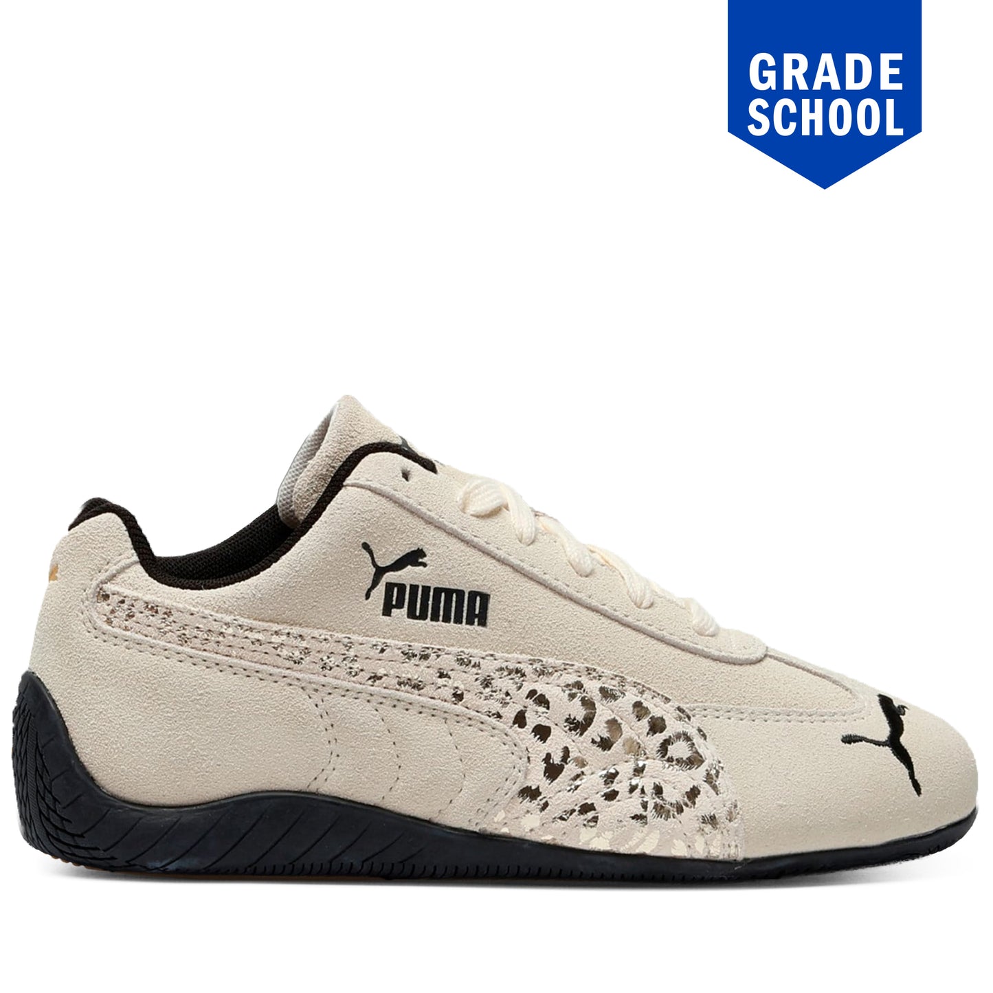 Grade School Puma Speedcat Cheetah - Sugared Almond/Black