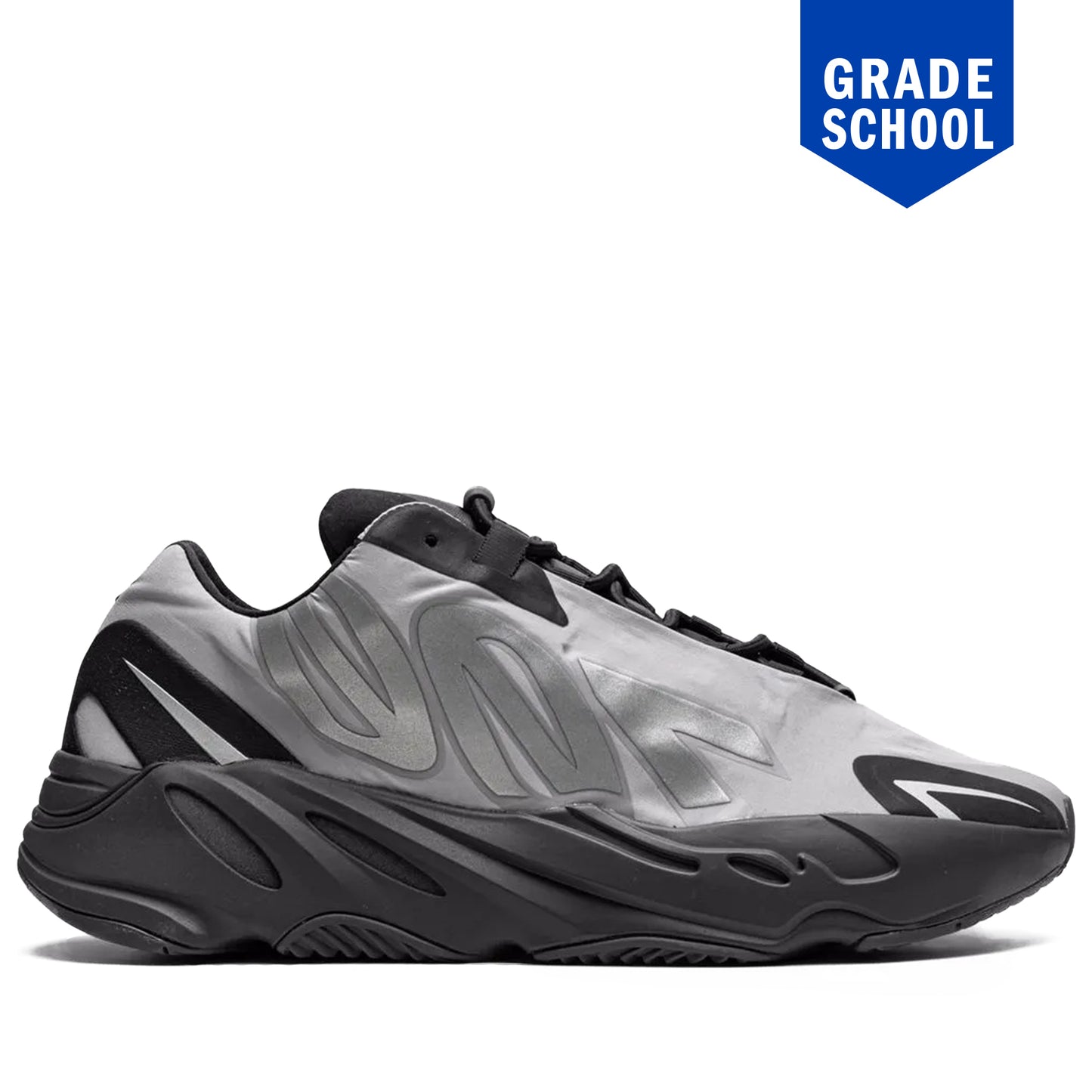 Grade School's Adidas YEEZY 700 MNVN shoes - Metallic