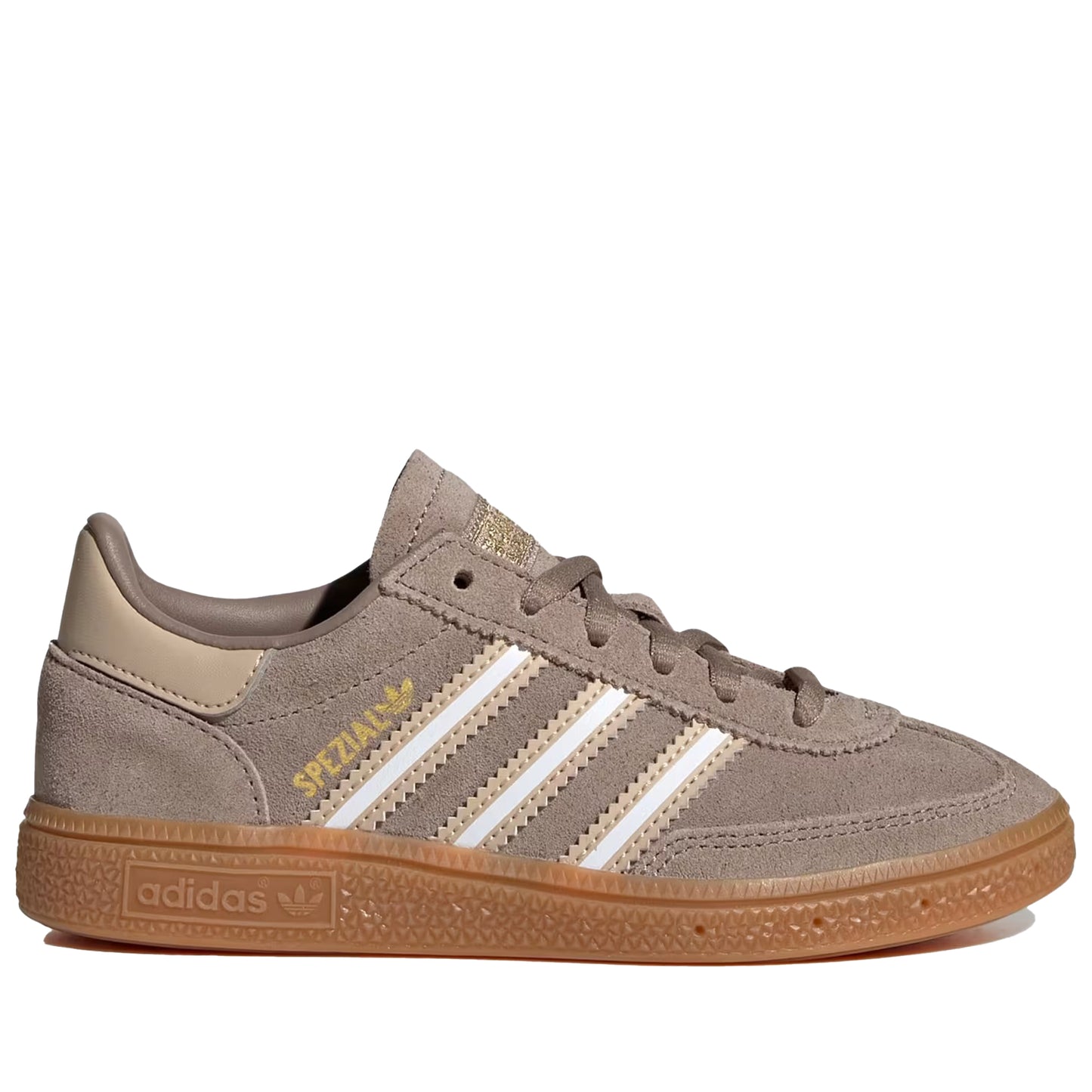Grade School Adidas Handball Spezial Shoes - Chalky Brown/Cloud White/Magic Beige