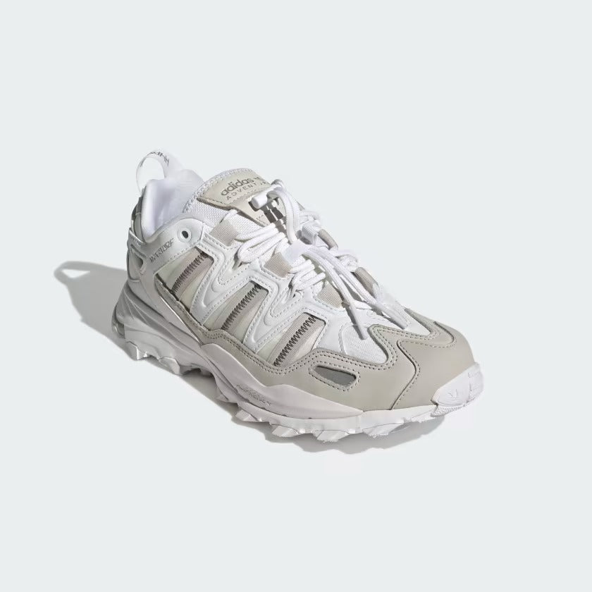 Men's Adidas Hyperturf Shoes - Cloud White/Grey One/Silver Metallic