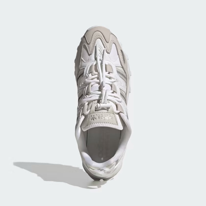 Men's Adidas Hyperturf Shoes - Cloud White/Grey One/Silver Metallic