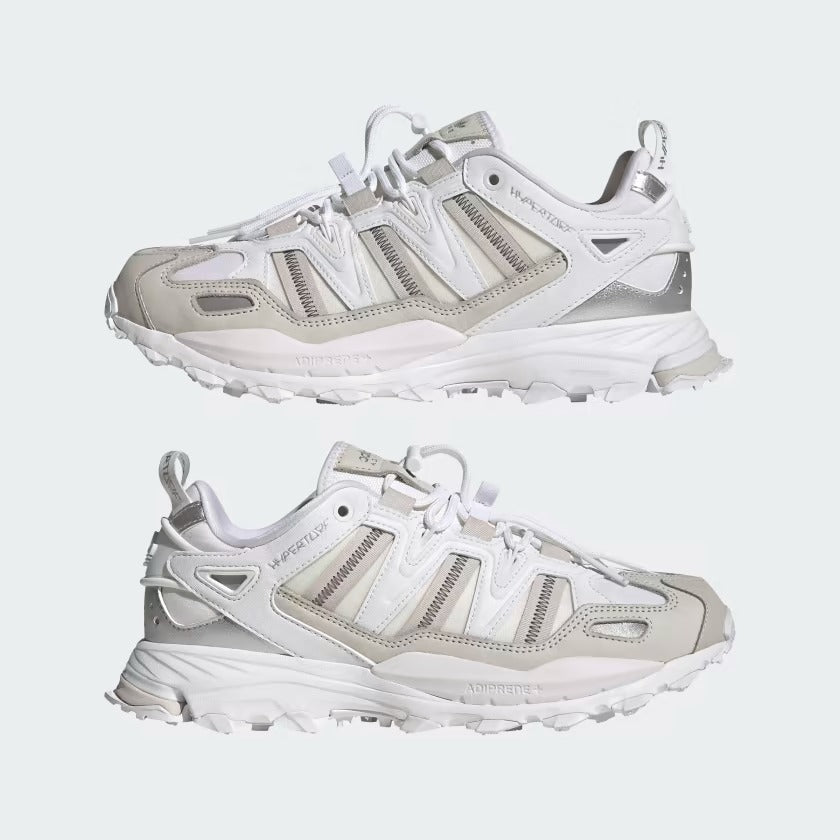 Men's Adidas Hyperturf Shoes - Cloud White/Grey One/Silver Metallic