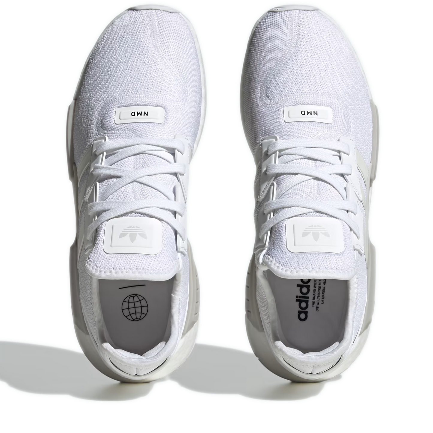 Men's Adidas NMD_G1 Shoes - White/ Grey