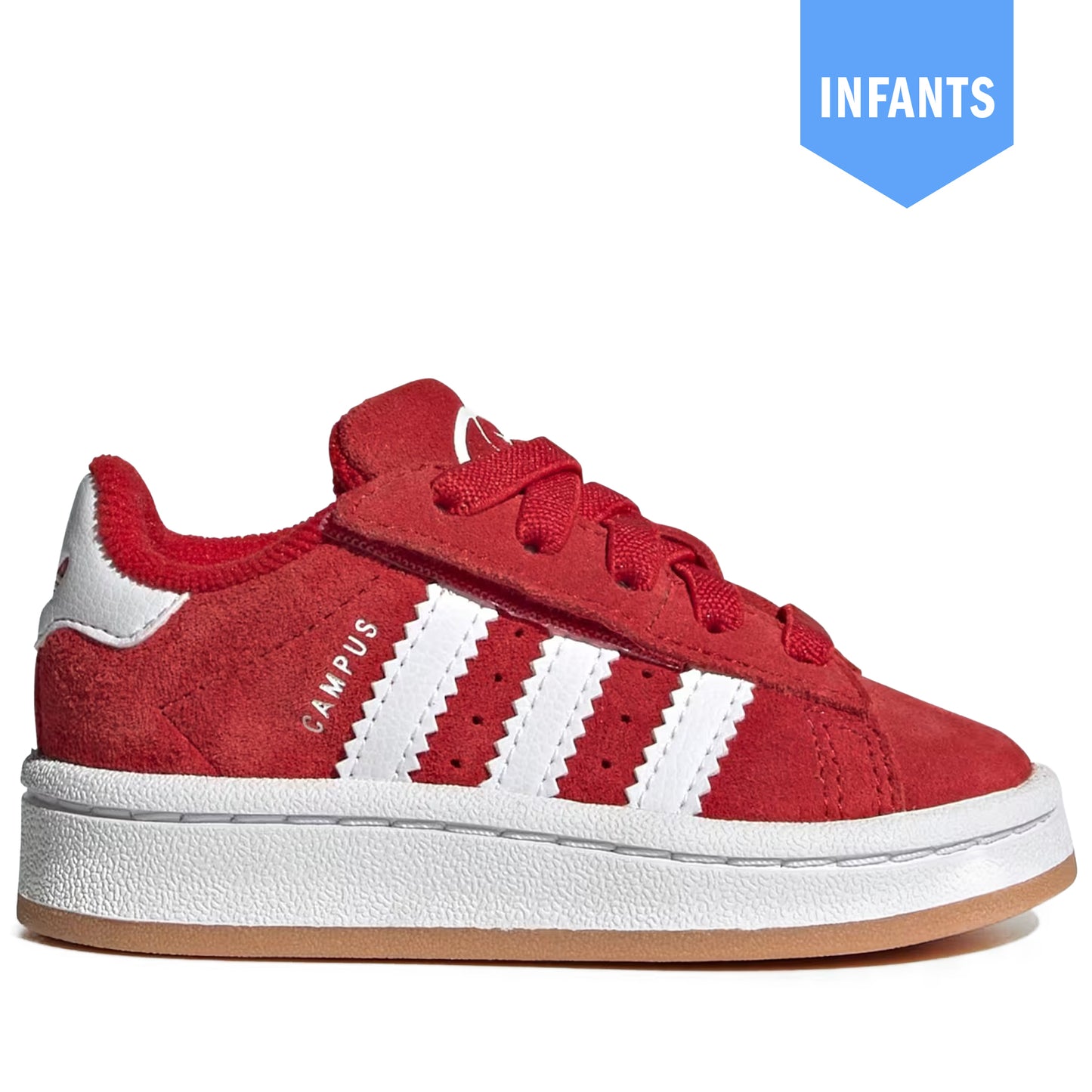 Infant's Adidas Campus 00s Comfort Closure Elastic Lace Shoes - Red/White