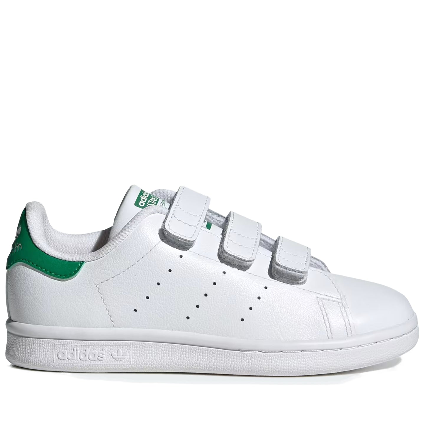 Pre School's Adidas Stan Smith Shoes - White/Green