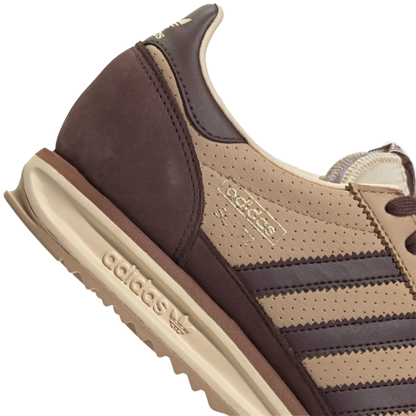 Men's Adidas SL 72 RS Shoes - Warm Sandstone/Shadow Brown/Preloved Brown