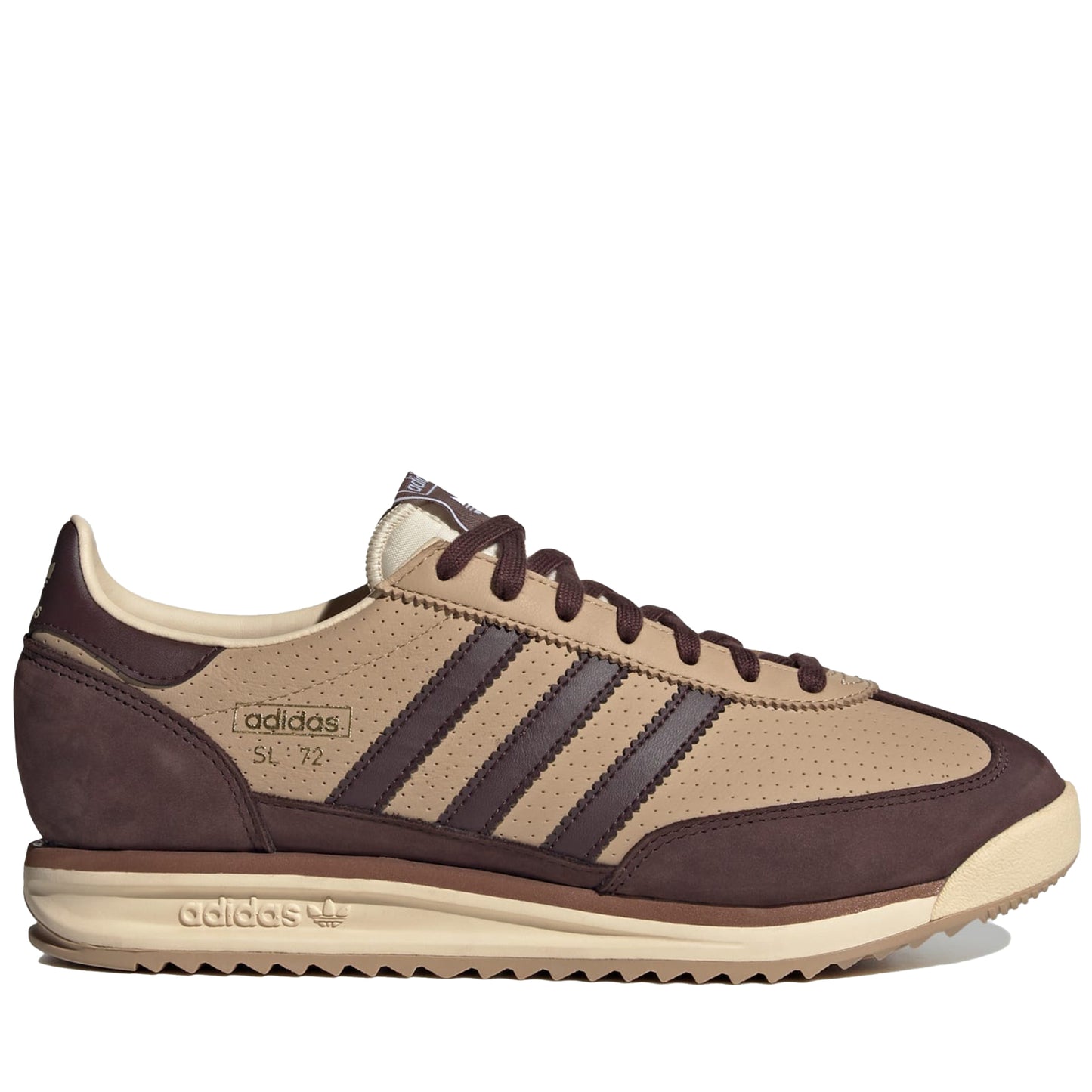 Men's Adidas SL 72 RS Shoes - Warm Sandstone/Shadow Brown/Preloved Brown